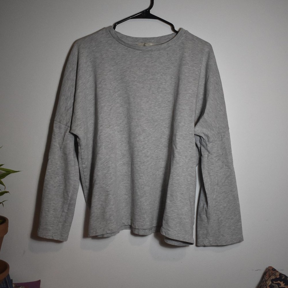 Zara Grey Longsleeve Top